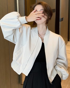 Long sleeve all-match coat Korean style short jacket