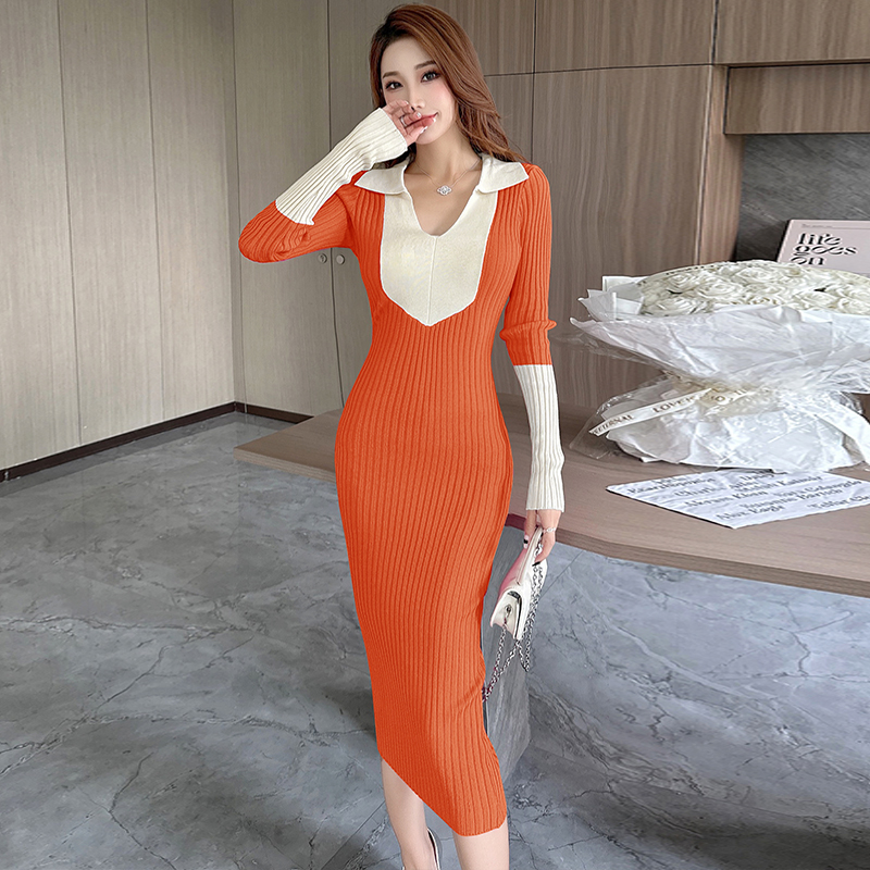 Fashion long dress temperament dress for women