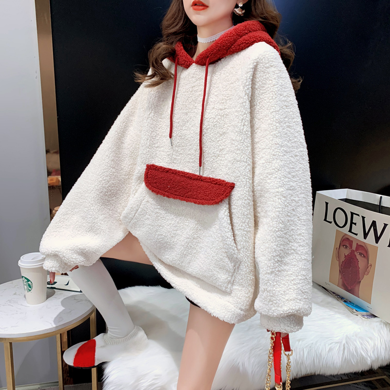 Large yard Korean style tops loose coat for women