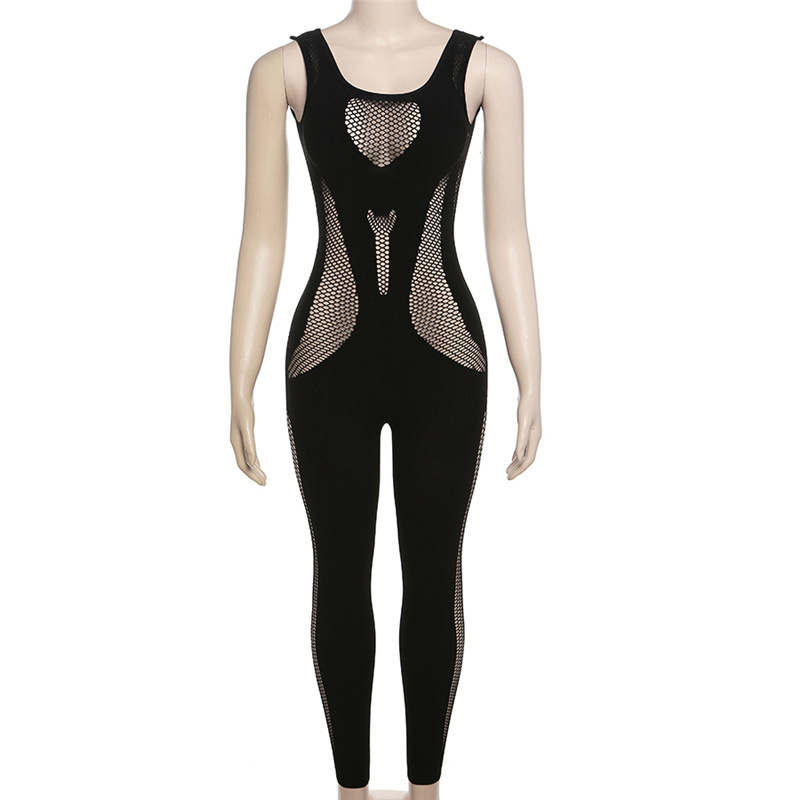 Autumn sexy tight European style jumpsuit for women