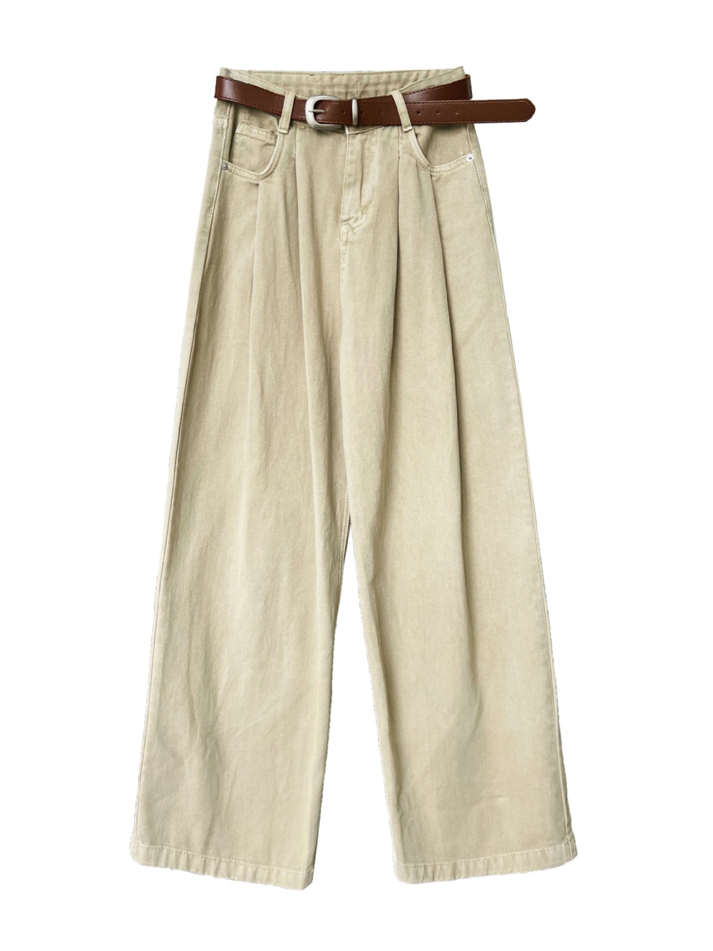 Retro mopping long pants wide leg Casual jeans for women