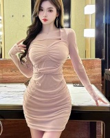 Enticement nightclub T-back package hip dress for women