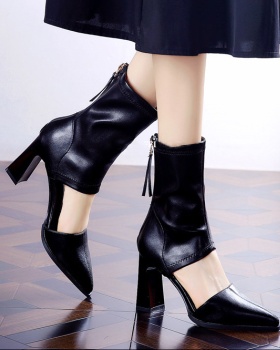 Pointed boots fine-root summer boots for women