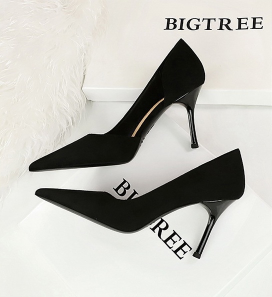 Fine-root shoes hollow high-heeled shoes for women