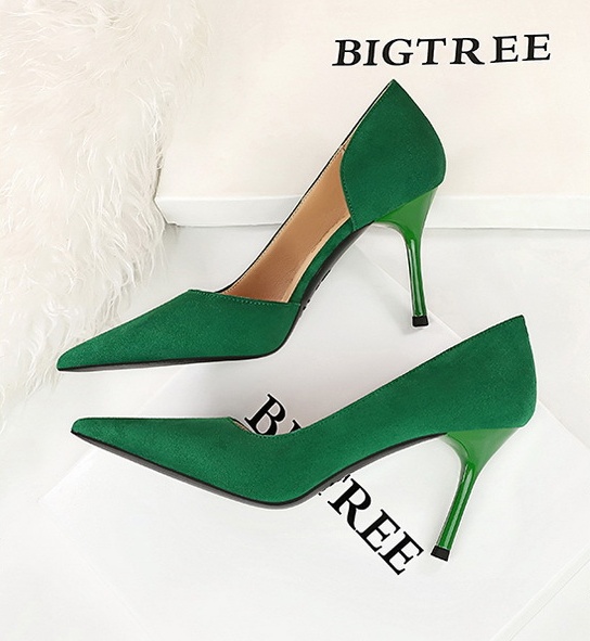 Fine-root shoes hollow high-heeled shoes for women
