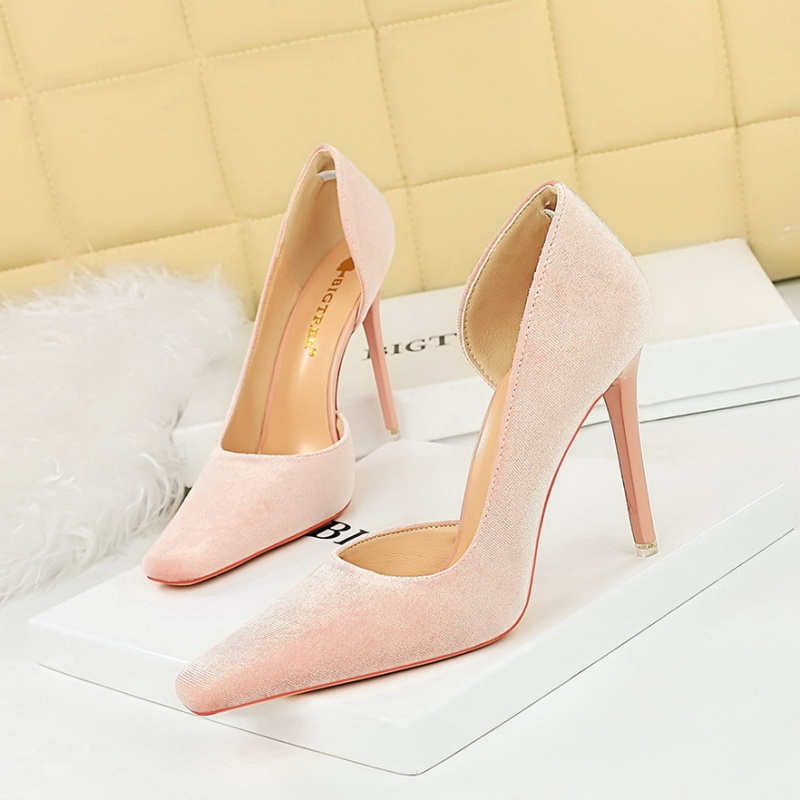 Broadcloth high-heeled shoes shoes for women