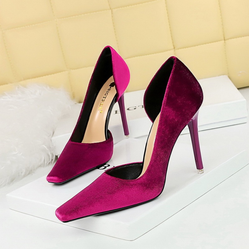 Broadcloth high-heeled shoes shoes for women
