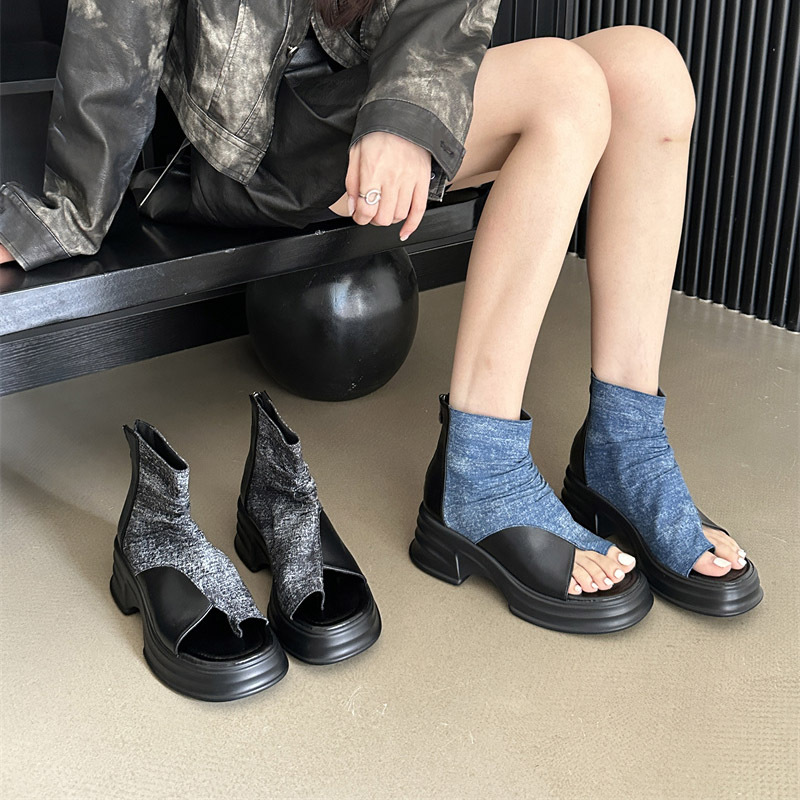 Slipsole fashion summer boots summer sandals for women