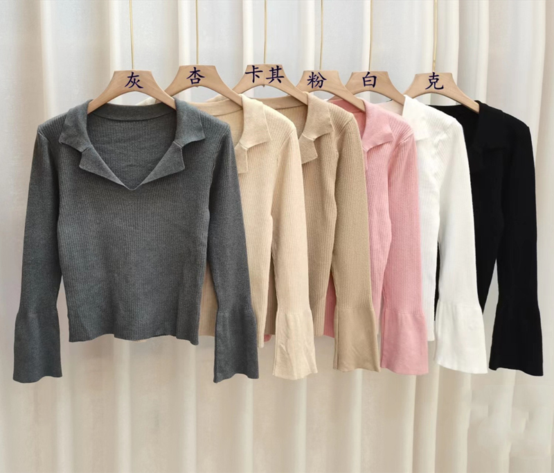 Enticement slim sweater autumn tops for women