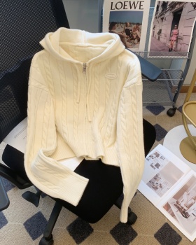 Long sleeve loose sweater knitted tops for women
