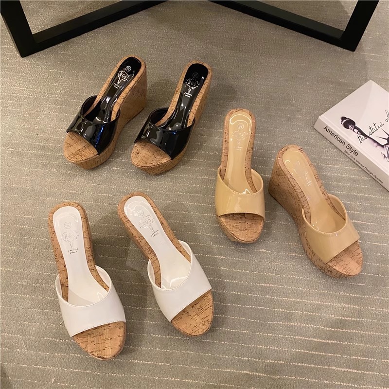 Slipsole slippers platform soles sandals for women