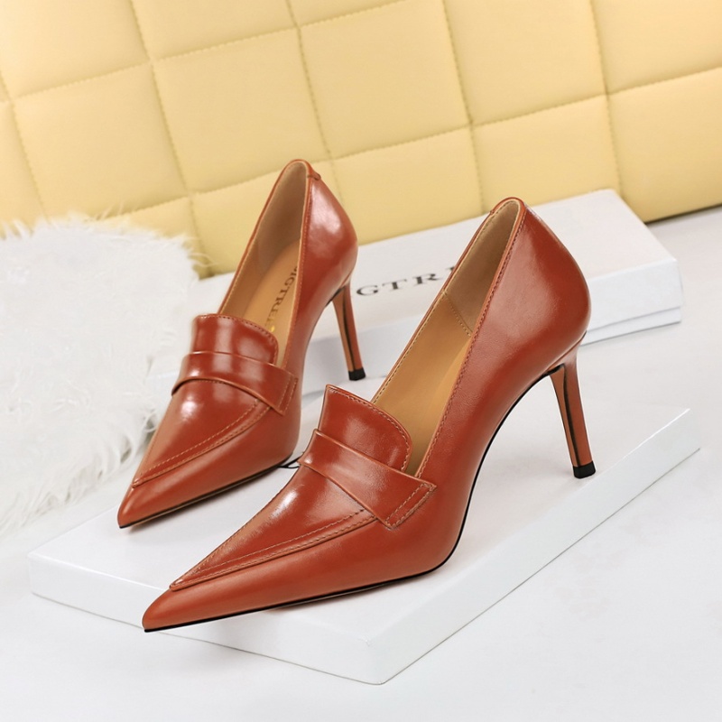 Simple high-heeled shoes European style shoes for women