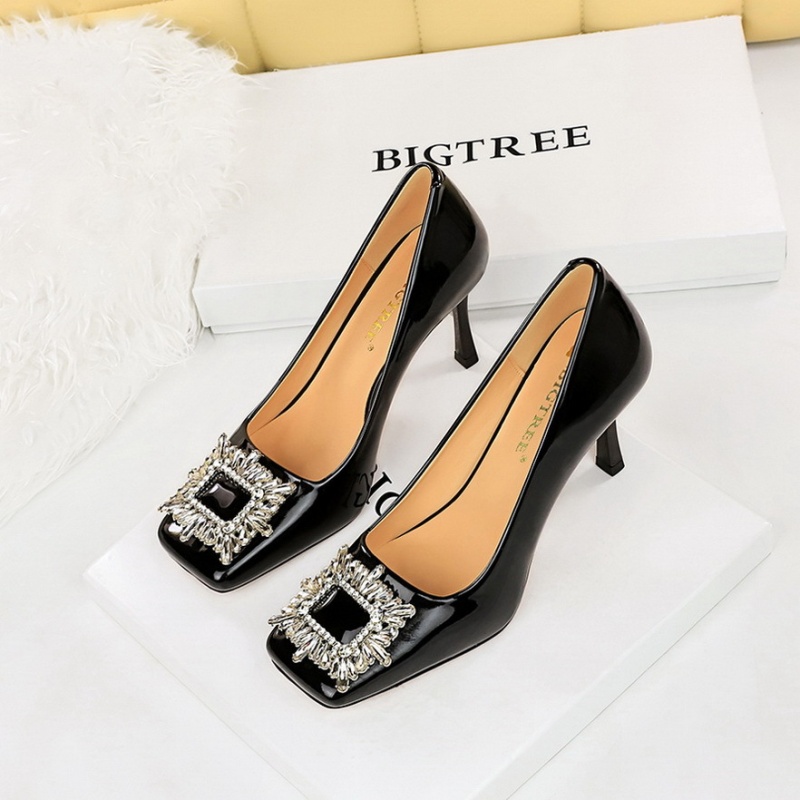 Metal high-heeled shoes banquet shoes for women