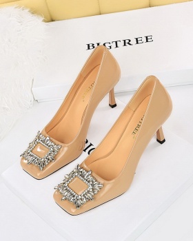 Metal high-heeled shoes banquet shoes for women