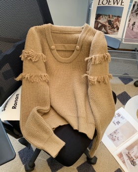 Short small fellow tops temperament sweater for women