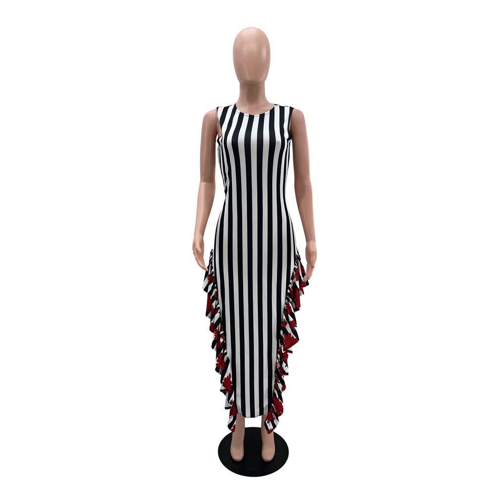 Summer Casual vest stripe temperament dress for women