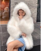 Light short fur coat fashion overcoat for women