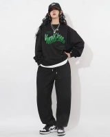 Fashion thin hoodie sports sweatpants 2pcs set for women