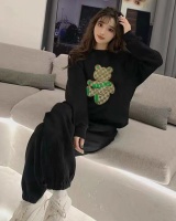 Fashion sweatpants hoodie 2pcs set for women