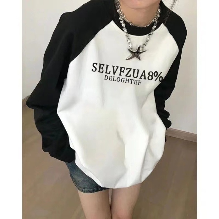 Long sleeve T-shirt spring and autumn tops for women