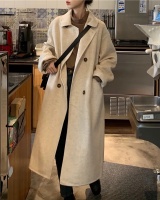 Korean style loose woolen coat small fellow coat for women