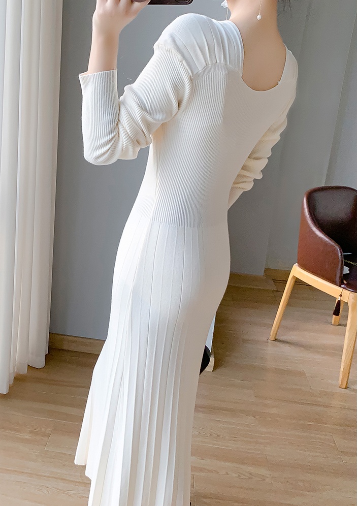 Bottoming knitted maternity clothing slim dress