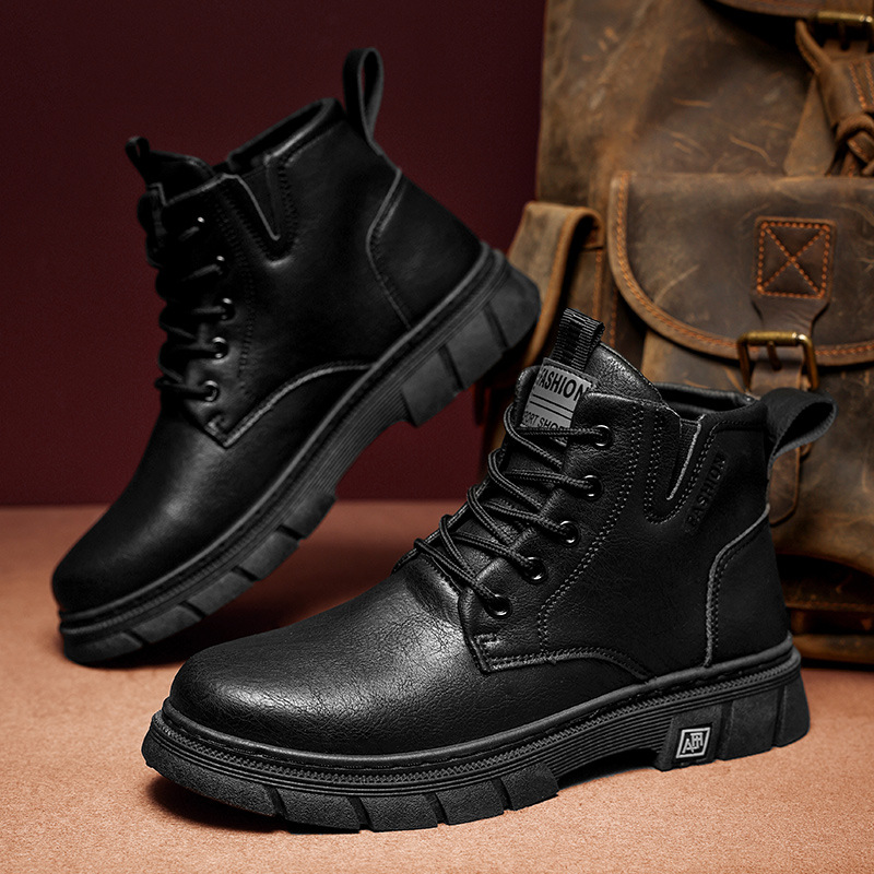 British style martin boots work clothing for men