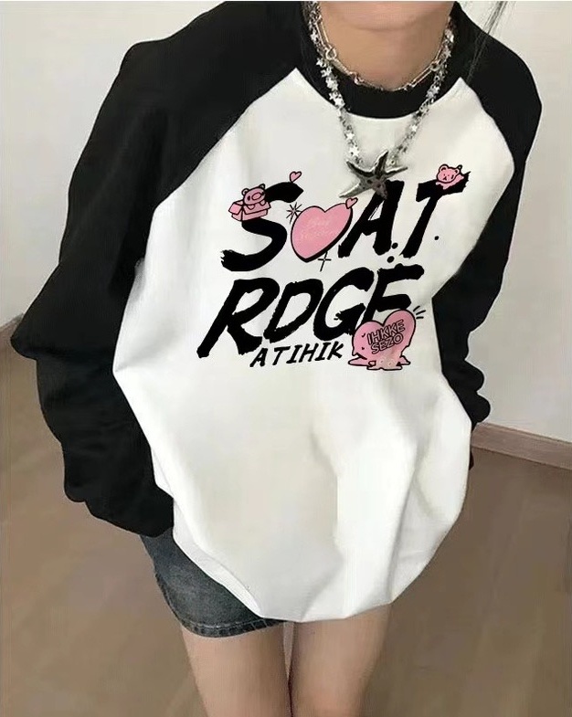 Retro bottoming shirt spring and autumn tops for women
