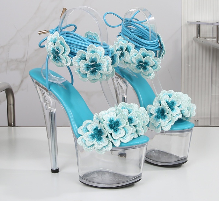 Summer high-heeled shoes patent leather sandals for women