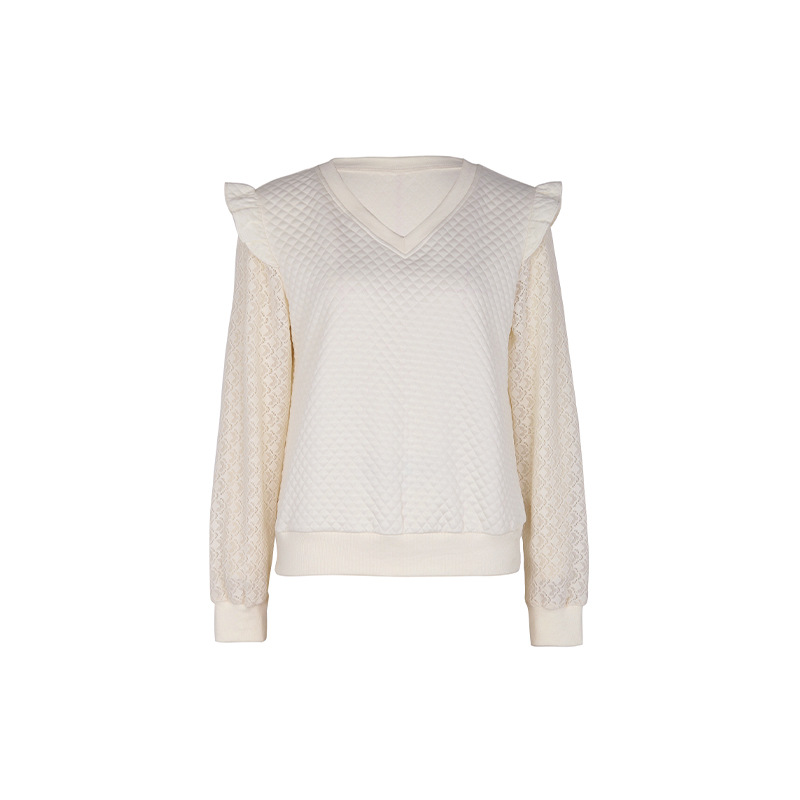 Knitted pure European style tops for women