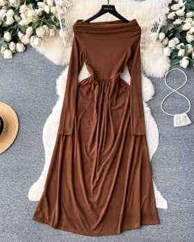 Strapless long dress enticement dress for women