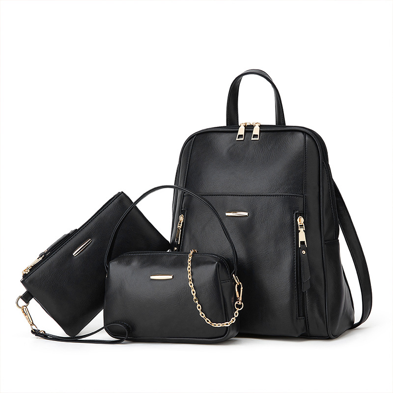 Fashion composite bag Casual backpack 3pcs set