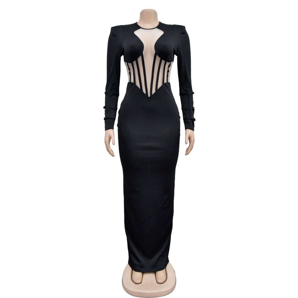 Perspective dress fashion long dress for women