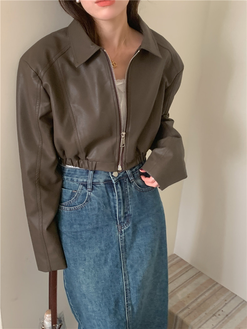Short American style cardigan Korean style coat