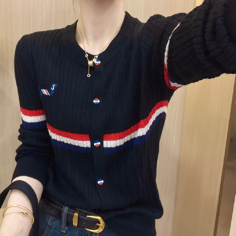 Western style puppy sweater loose tops for women