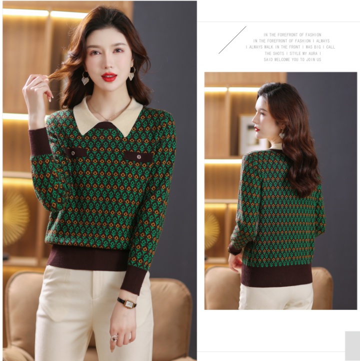 Show young tops spring and autumn sweater for women