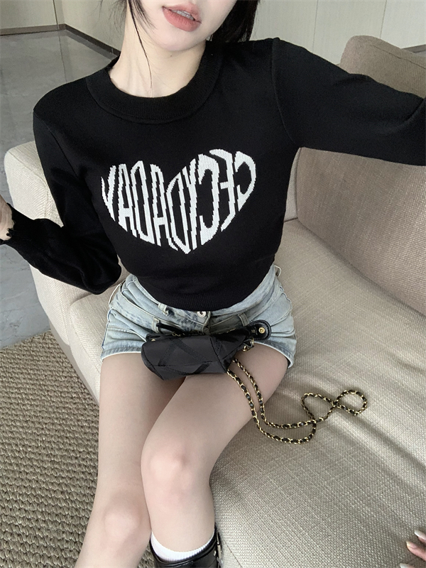 Knitted sweater autumn and winter bottoming shirt