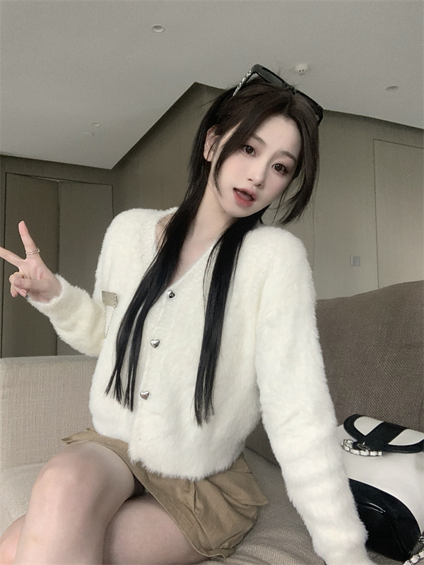 Korean style show young cardigan tender college style sweater