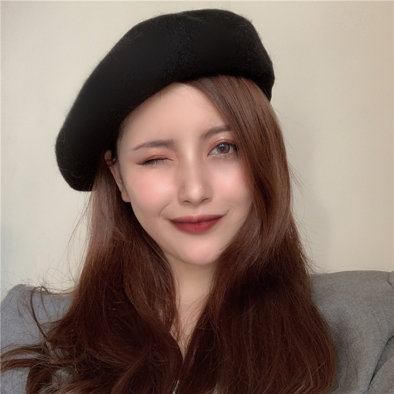 Pure all-match hat Korean style woolen children hat