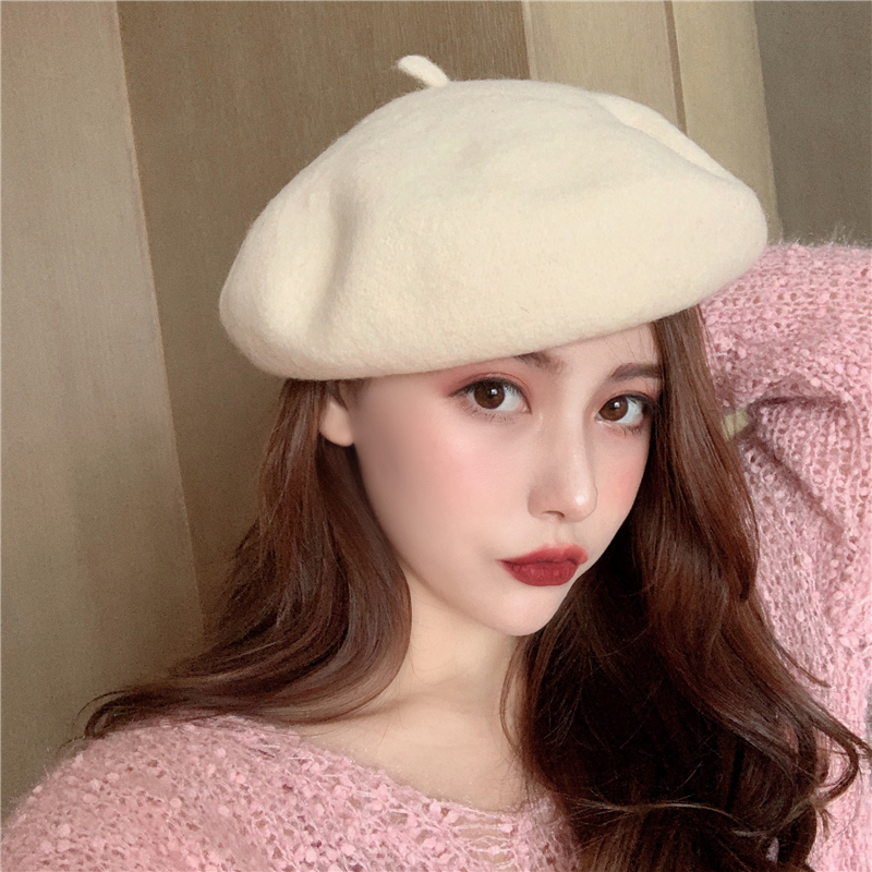 Pure all-match hat Korean style woolen children hat