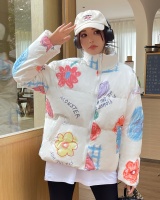 Winter flowers bread clothing small fellow cotton coat