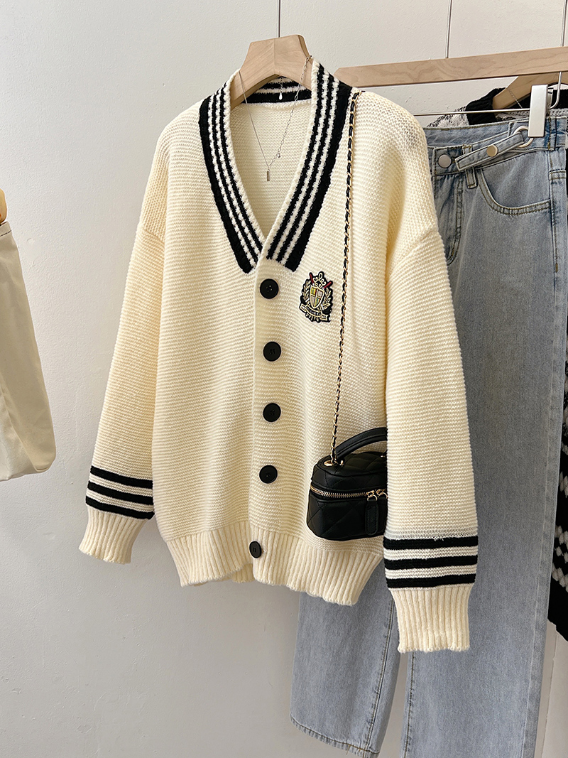 Unique Western style coat knitted sweater for women