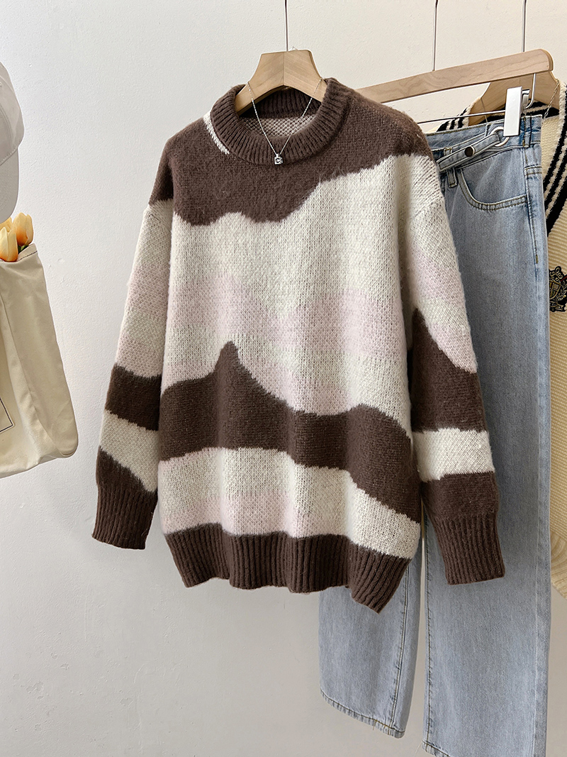 Autumn small fellow Western style slim sweater for women
