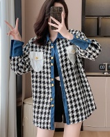 Slim chanelstyle tops Korean style coat for women
