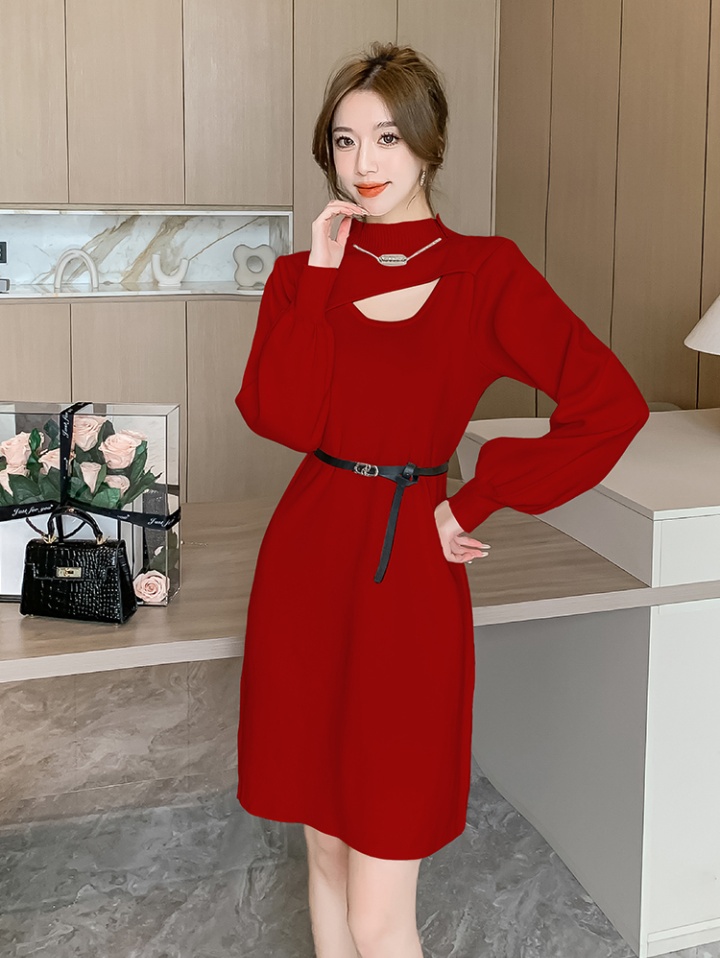 Autumn and winter sweet dress small fellow overcoat