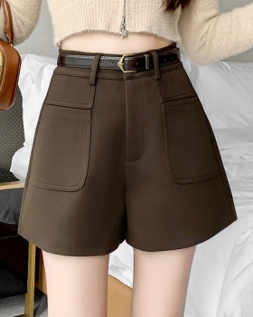 Fashion boots pants high waist casual pants for women