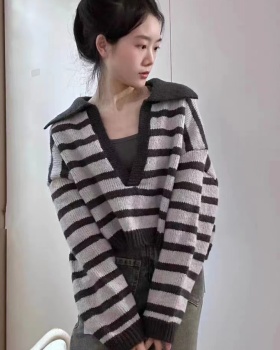 Autumn and winter cashmere Korean style V-neck sweater