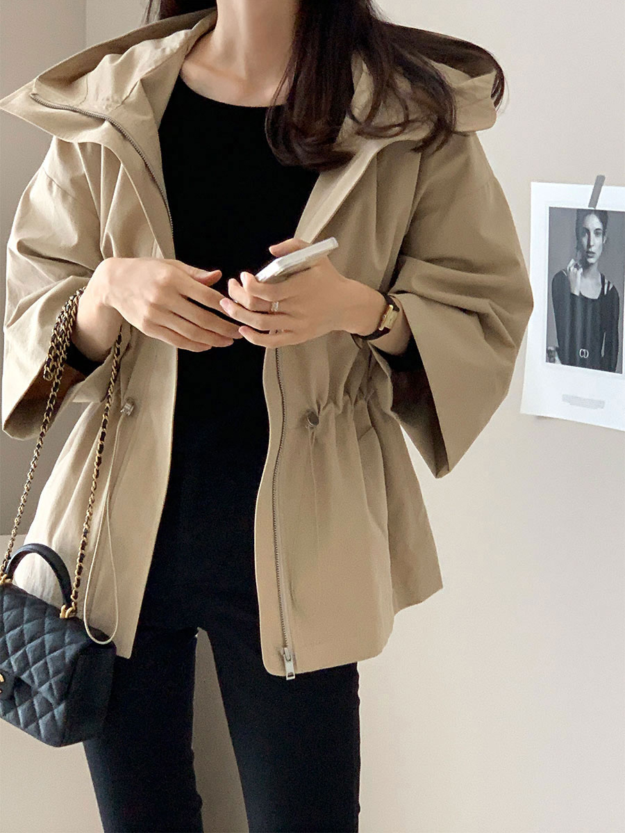Korean style coat jacket for women