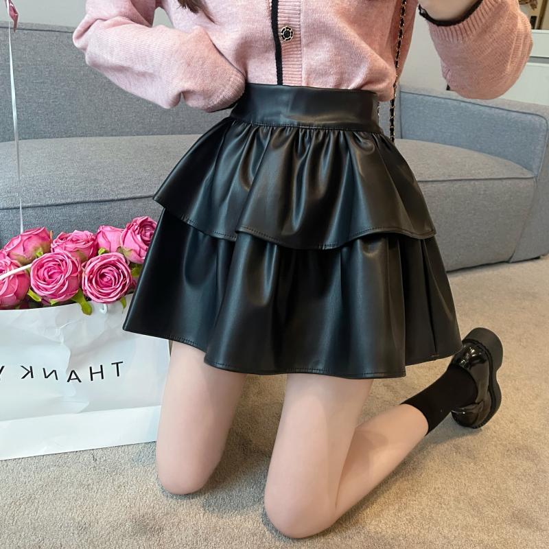 Autumn and winter skirt A-line short skirt for women