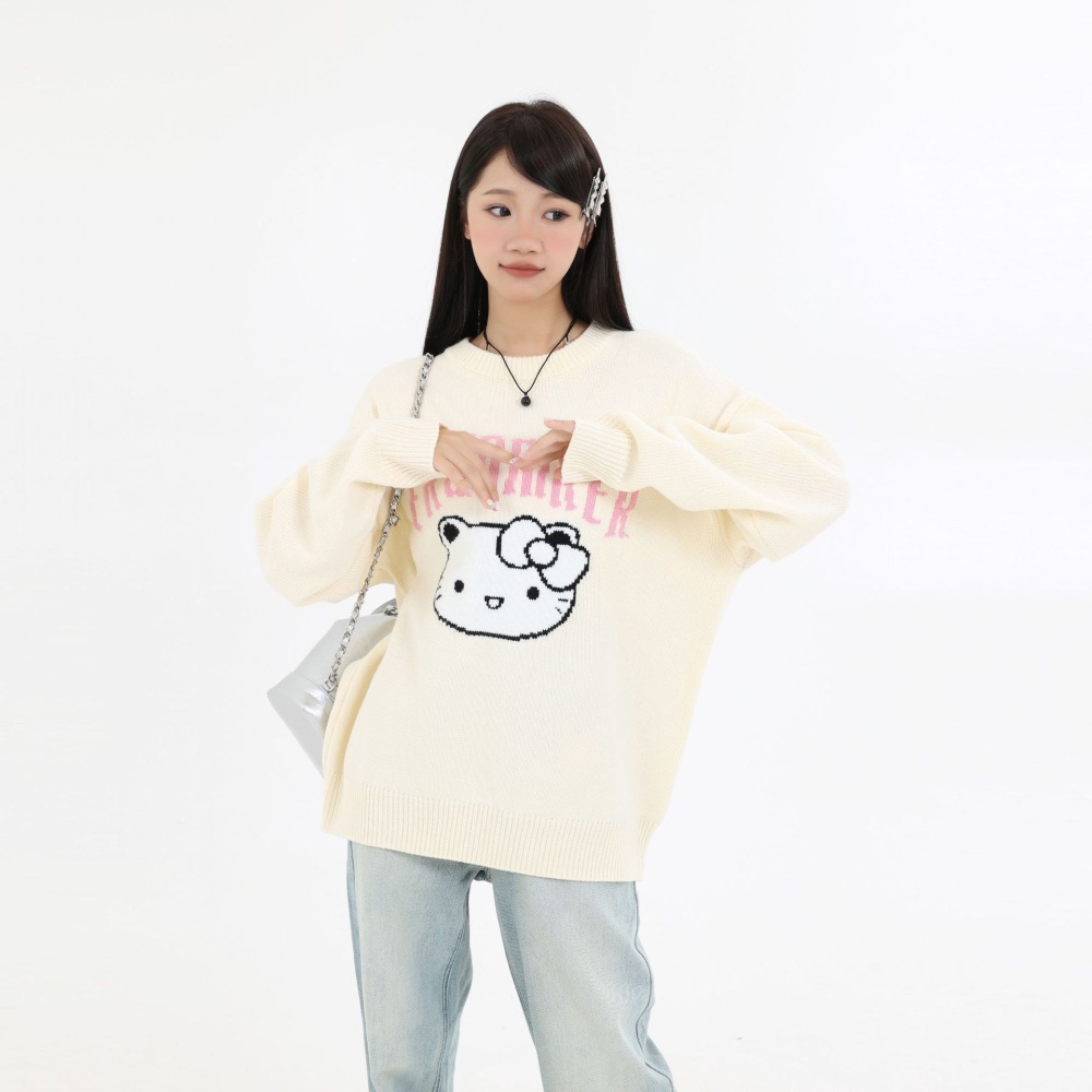 Cat universe letters lovely sweater for women